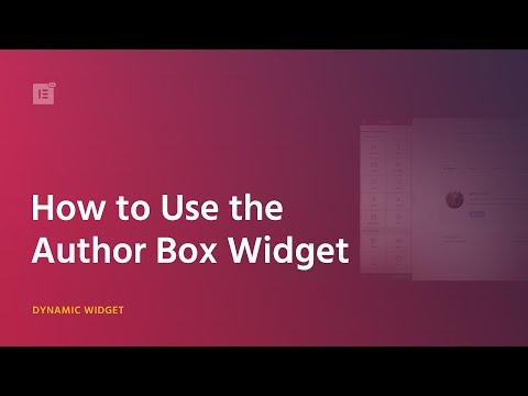 Add an Author Box Widget to WordPress Posts