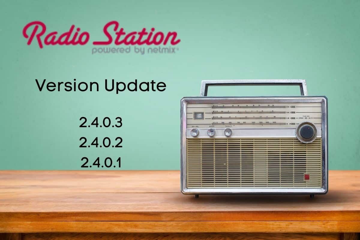 Radio Station 2.4.0.3 Version Update - Radio Station Pro