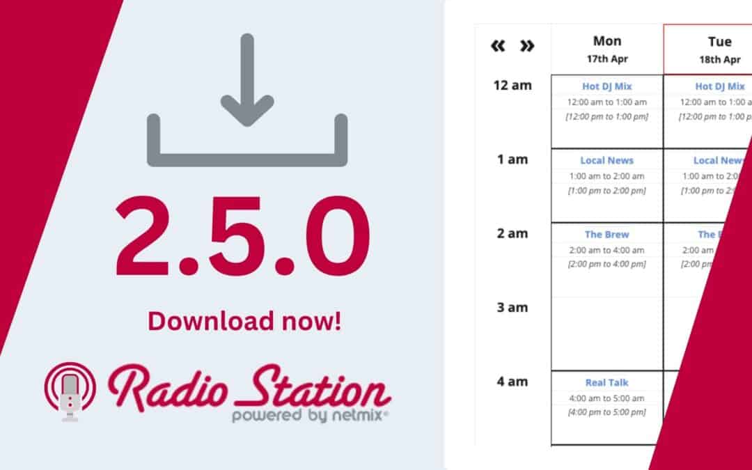 Radio Station 2.5.0 Release with Blocks