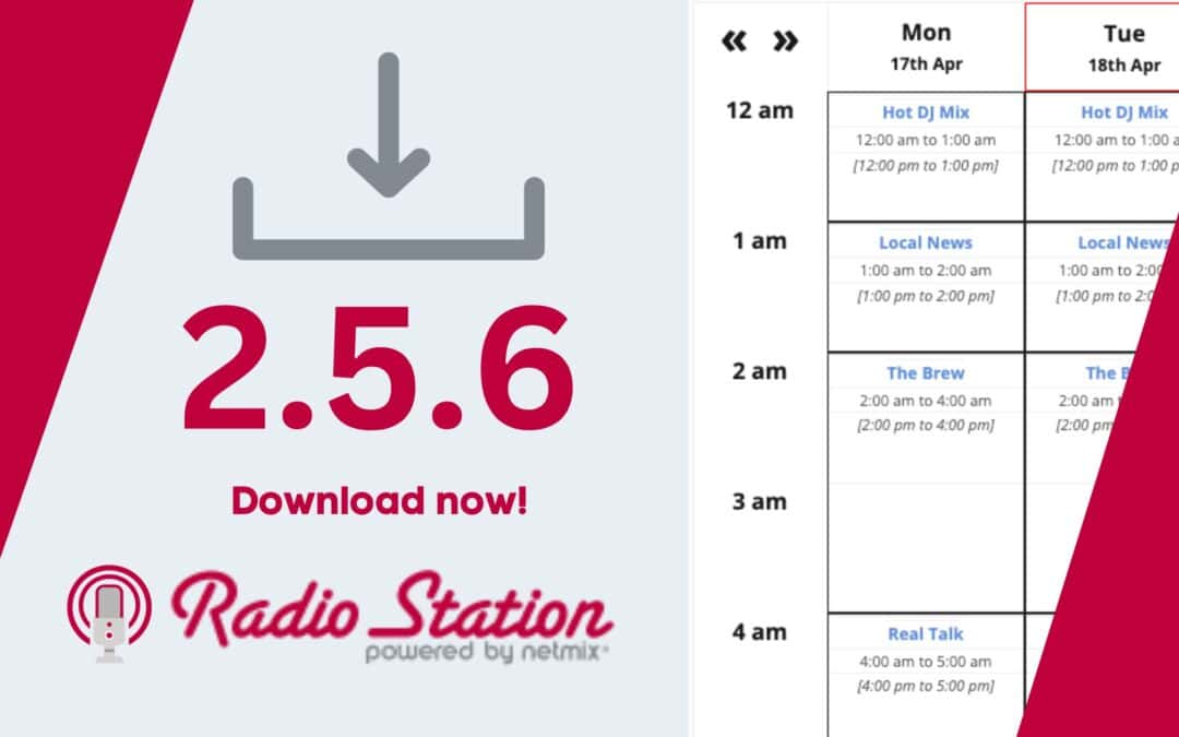 Radio Station 2.5.6 Version Update