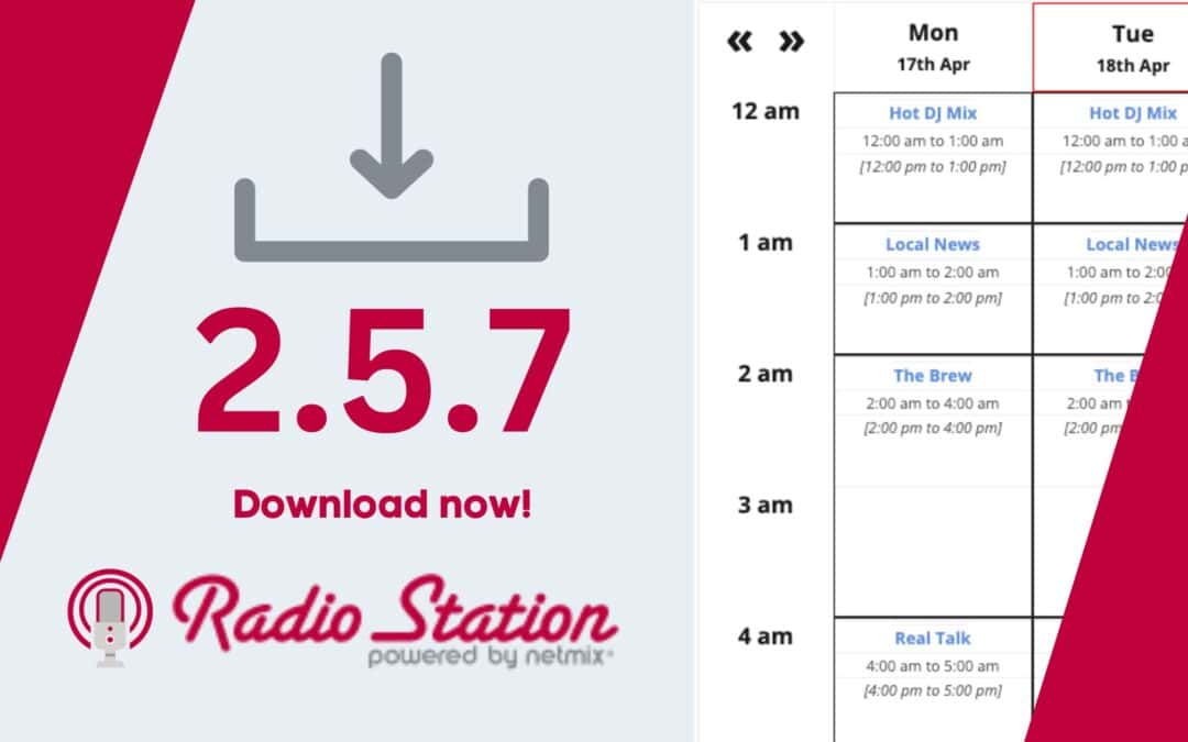 Radio Station 2.5.7 Version Update