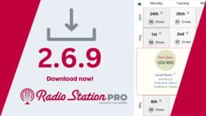 Radio Station PRO version update banner 269