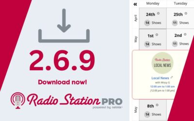 Radio Station PRO 2.6.9 Version Update
