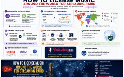 Music Licensing for Streaming Radio Around the World: The Complete Guide for Internet Broadcasters